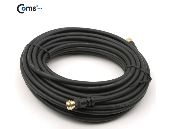 디바이스마트,케이블/전선 > 영상/음향 케이블 > S-Video/RCA1선/TV동축 케이블,Coms,안테나 케이블(나사형), 10M [AV3939],안테나 케이블 / 나사방식 / 길이 : 10M / 색상 : 블랙