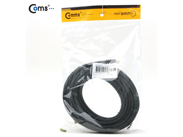 디바이스마트,케이블/전선 > 영상/음향 케이블 > S-Video/RCA1선/TV동축 케이블,Coms,안테나 케이블(나사형), 10M [AV3939],안테나 케이블 / 나사방식 / 길이 : 10M / 색상 : 블랙