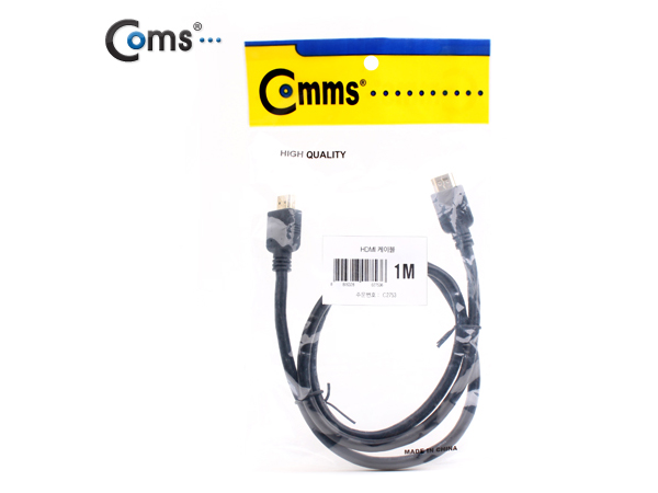 디바이스마트,케이블/전선 > 영상/음향 케이블 > HDMI 케이블,Coms,HDMI 케이블(표준형) 1M [C2753],HDMI/DVI 케이블 / 표준형 / 길이 : 1M / 색상 : 블랙