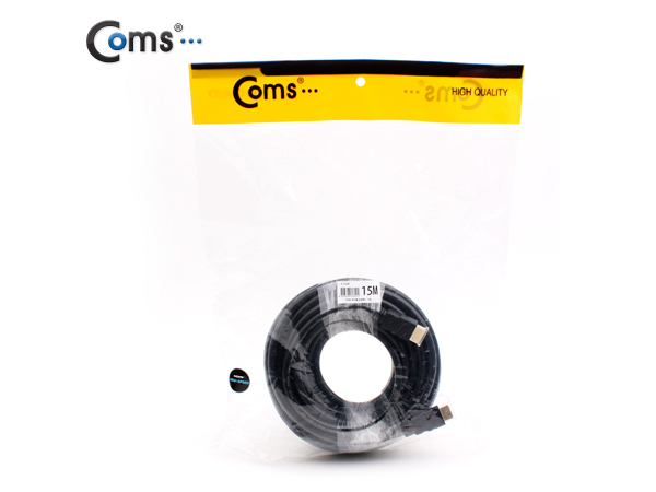 디바이스마트,케이블/전선 > 영상/음향 케이블 > HDMI 케이블,Coms,HDMI 케이블(표준형) 15m [C1840],HDMI/DVI 케이블 / 표준형 / 길이 : 15M / 색상 : 블랙