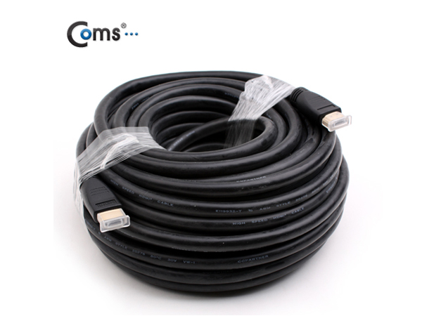 디바이스마트,케이블/전선 > 영상/음향 케이블 > HDMI 케이블,Coms,HDMI 케이블(표준형) 20m [C2765],HDMI/DVI 케이블 / 표준형 / 길이 : 20M / 색상 : 블랙