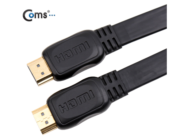 디바이스마트,케이블/전선 > 영상/음향 케이블 > HDMI 케이블,Coms,HDMI 케이블(V1.4/플랫형) 1.8M [CT104],HDMI 케이블 / 플랫형 / 길이 : 1.8M / 색상 : 블랙