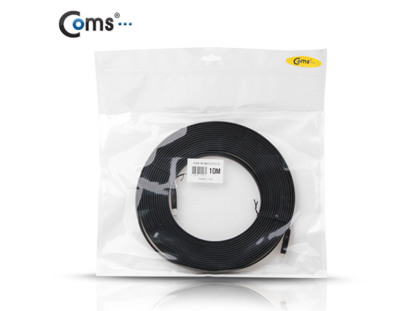 디바이스마트,케이블/전선 > 영상/음향 케이블 > HDMI 케이블,Coms,HDMI 케이블(V1.4/플랫형) 10M [CT107],HDMI 케이블 / 플랫형 / 길이 : 10M / 색상 : 블랙