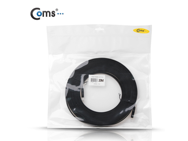 디바이스마트,케이블/전선 > 영상/음향 케이블 > HDMI 케이블,Coms,HDMI 케이블(V1.4/플랫형) 20M [CT109],HDMI 케이블 / 플랫형 / 길이 : 20M / 색상 : 블랙