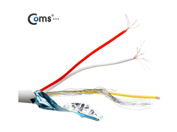 디바이스마트,케이블/전선 > 영상/음향 케이블 > S-Video/RCA1선/TV동축 케이블,Coms,CCTV 케이블 200M(화이트), 영상/전원 [BS869],CCTV 전원 케이블 / 길이 : 200M / 색상 : 화이트