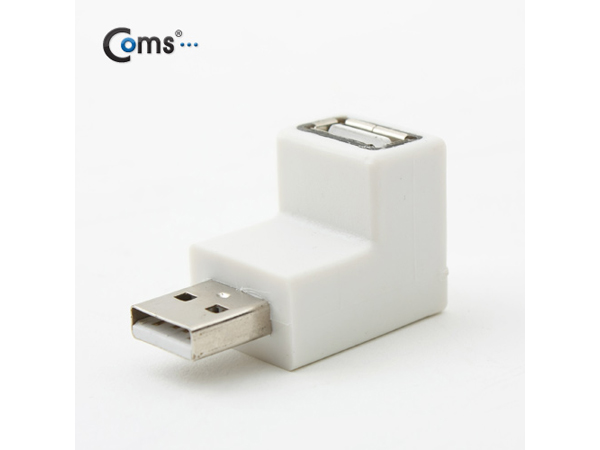 USB 젠더 - 연장(M/F), 꺾임형/상향 90도 [NA247]