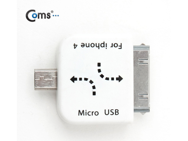 디바이스마트,컴퓨터/모바일/가전 > 스마트폰/스마트기기 > 케이블/젠더 > 애플 케이블/젠더/공유기,Coms,아이폰 변환젠더(Micro B M + 미니 5P F x 2) [NA243],