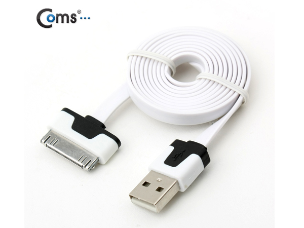 디바이스마트,컴퓨터/모바일/가전 > 스마트폰/스마트기기 > 케이블/젠더 > 애플 케이블/젠더/공유기,Coms,아이폰 플랫 케이블 충전&데이터 [색상선택],