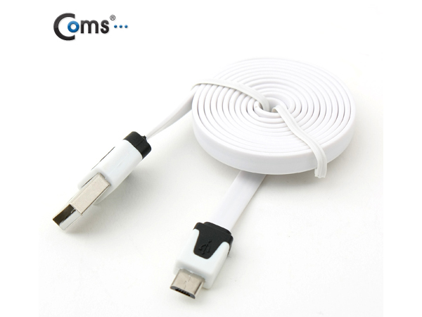 디바이스마트,컴퓨터/모바일/가전 > 스마트폰/스마트기기 > 케이블/젠더 > 멀티 케이블,Coms,USB/Micro B 플랫 케이블 충전&데이터 [색상선택],