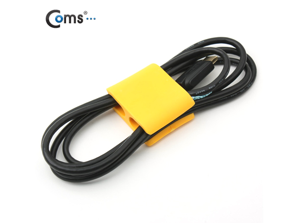 디바이스마트,컴퓨터/모바일/가전 > 네트워크/케이블/컨버터/IOT > 네트워크 자재/공구/타이 > 케이블타이/몰드,Coms,케이블 오거나이저(Clip형), 2ea/대형 [NA253],케이블 정리용 오거나이저 / Clip형 / 크기 : 5×6×2.3mm / 색상 : 옐로우, 블랙 / 수량 : 2개