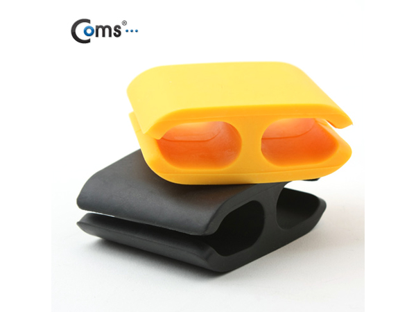 디바이스마트,컴퓨터/모바일/가전 > 네트워크/케이블/컨버터/IOT > 네트워크 자재/공구/타이 > 케이블타이/몰드,Coms,케이블 오거나이저(Clip형), 2ea/대형 [NA253],케이블 정리용 오거나이저 / Clip형 / 크기 : 5×6×2.3mm / 색상 : 옐로우, 블랙 / 수량 : 2개