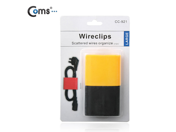 디바이스마트,컴퓨터/모바일/가전 > 네트워크/케이블/컨버터/IOT > 네트워크 자재/공구/타이 > 케이블타이/몰드,Coms,케이블 오거나이저(Clip형), 2ea/대형 [NA253],케이블 정리용 오거나이저 / Clip형 / 크기 : 5×6×2.3mm / 색상 : 옐로우, 블랙 / 수량 : 2개