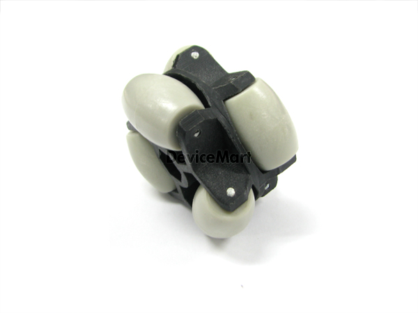 디바이스마트,기계/제어/로봇/모터 > 로봇부품 > 바퀴/휠 > 옴니 휠,,경량형 옴니휠(NH-01),65g, 외경 60mm, 높이 40mm 경량형 전방향 이동 가능한 기능성 옴니휠 제품입니다.