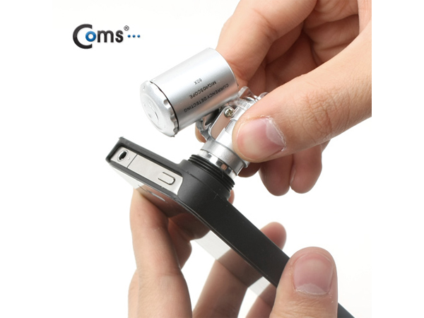 디바이스마트,컴퓨터/모바일/가전 > 스마트폰/스마트기기 > 모바일 주변기기 > 기타 주변기기,Coms,현미경(iPhone 4전용), 60x/커버케이스 [BE364],아이폰 4/4S 전용 60배율 현미경