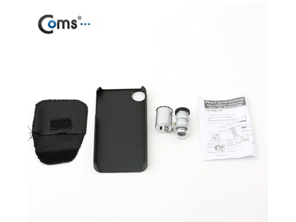 디바이스마트,컴퓨터/모바일/가전 > 스마트폰/스마트기기 > 모바일 주변기기 > 기타 주변기기,Coms,현미경(iPhone 4전용), 60x/커버케이스 [BE364],아이폰 4/4S 전용 60배율 현미경