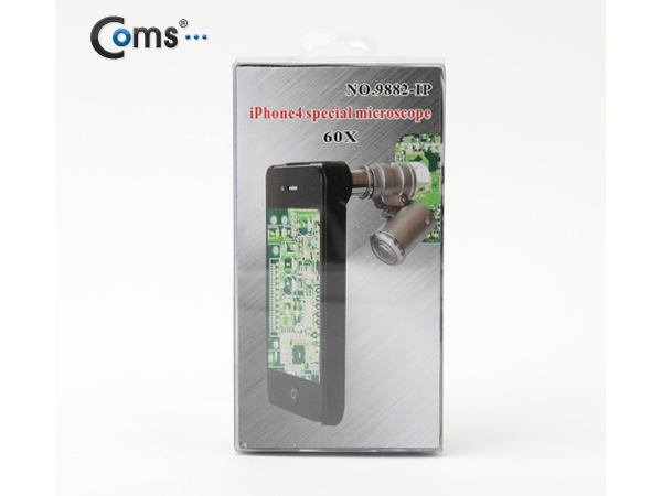 디바이스마트,컴퓨터/모바일/가전 > 스마트폰/스마트기기 > 모바일 주변기기 > 기타 주변기기,Coms,현미경(iPhone 4전용), 60x/커버케이스 [BE364],아이폰 4/4S 전용 60배율 현미경