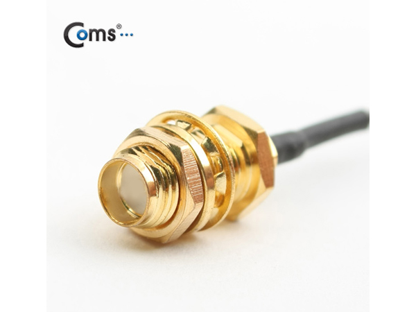 디바이스마트,케이블/전선 > 영상/음향 케이블 > S-Video/RCA1선/TV동축 케이블,Coms,안테나 변환 케이블, RP-SMA(F) to i-PAX(M) L형 [NA269],