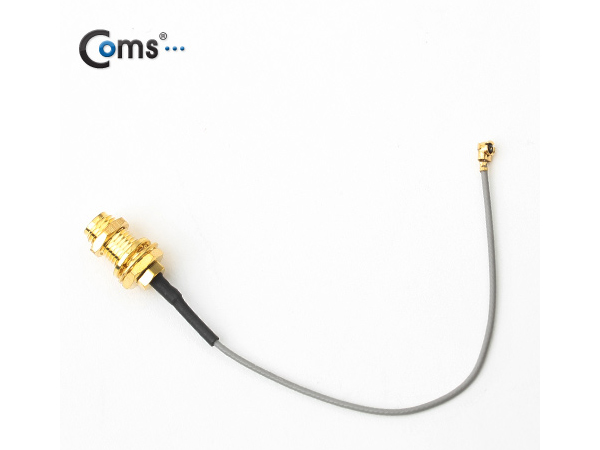 디바이스마트,케이블/전선 > 영상/음향 케이블 > S-Video/RCA1선/TV동축 케이블,Coms,안테나 변환 케이블, RP-SMA(F) to i-PAX(M) L형 [NA269],