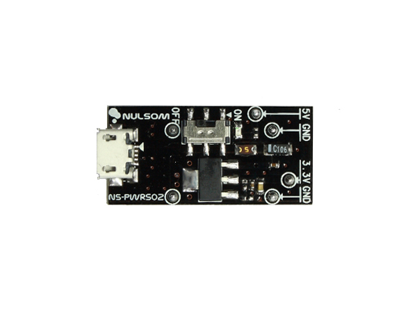 디바이스마트,MCU보드/전자키트 > 전원/신호/저장/응용 > 충전/배터리/전원,NulSom Inc.,NS-PWRS02 (5V, 3.3V 파워소스 공급 모듈),5V 전압을 입력하여 5V, 3.3V 전원을 동시에 출력해주는 파워소스 모듈