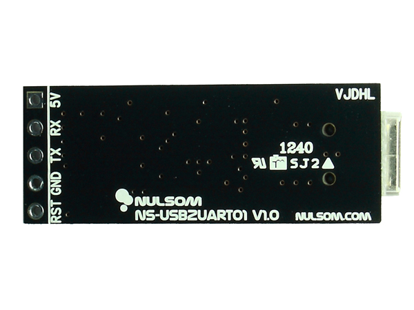 디바이스마트,MCU보드/전자키트 > 개발용 장비 > USB/RS232/RS485 컨버터,NulSom Inc.,NS-USB2UART01 (UART / 아두이노 스케치로더),UART통신용 모듈. Auto Reset을 이용하여 아두이노 스케치로더 가능