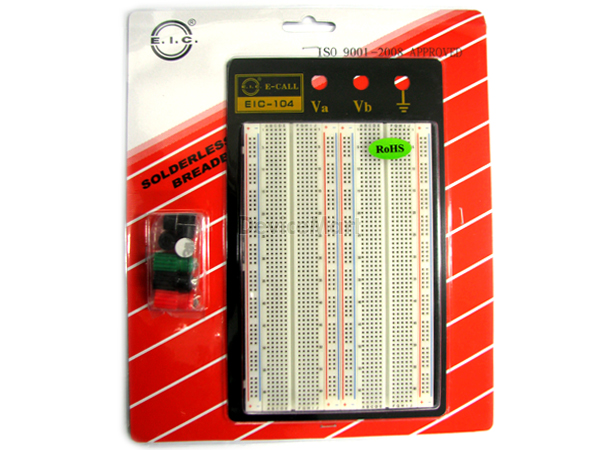 디바이스마트,커넥터/PCB > PCB기판/관련상품 > 브레드보드,E-CALL,브레드보드 EIC-104,Metal plate 215x130x1.2mm /  Board 165.1x109.3x8.5mm