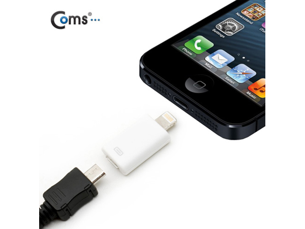 디바이스마트,컴퓨터/모바일/가전 > 스마트폰/스마트기기 > 케이블/젠더 > 애플 케이블/젠더/공유기,,아이폰5 변환젠더, Micro 5P(F) - Lighting 8P(M) [IT467],애플 라이트닝 8핀 USB 변환젠더