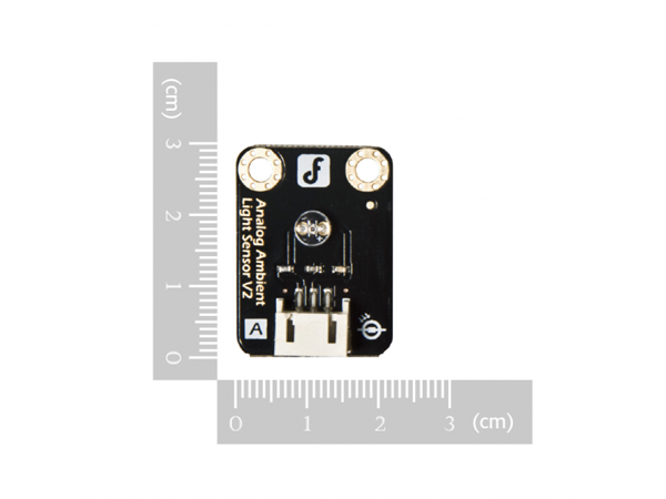 디바이스마트,MCU보드/전자키트 > 센서모듈 > 빛/조도/컬러/UV > 빛/조도/CdS센서,DFROBOT,아두이노 아날로그 밝기센서(1~6000 Lux) [DFR0026],전압 : 3.3~5V / 밝기범위 : 1~6000 Lux / 반응속도 : 15us / 아날로그 인터페이스 / 크기 : 22 x 30mm / Gravity: Analog Ambient Light Sensor for Arduino (1~6000 Lux)