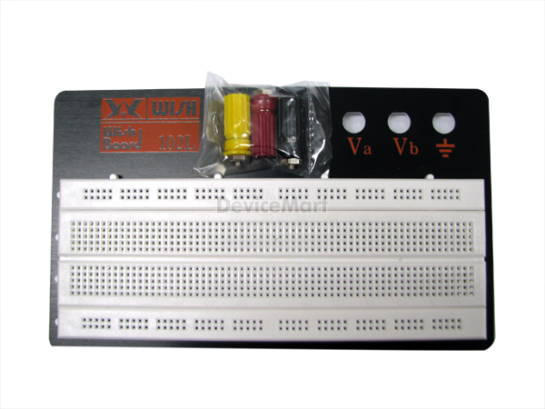 디바이스마트,커넥터/PCB > PCB기판/관련상품 > 브레드보드,WISHER,브레드보드 WB-102L,PCB Size : 185 x 110 x 31mm