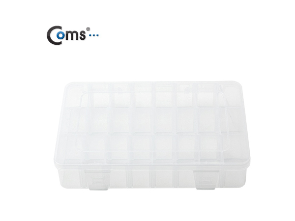 디바이스마트,,Coms,다용도 PVC 수납함 EKB-206 [IT177] ,24분배 / 20cmX13.5cmX4cm