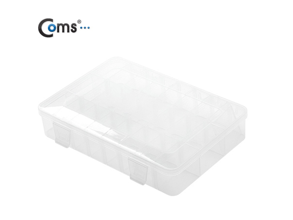 디바이스마트,,Coms,다용도 PVC 수납함 EKB-206 [IT177] ,24분배 / 20cmX13.5cmX4cm