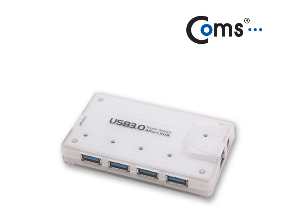 디바이스마트,,Coms,USB 허브 3.0, (4P/전원) [U0673],전원아답터 / USB3.0 케이블 포함