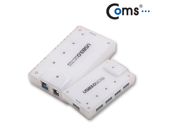 디바이스마트,,Coms,USB 허브 3.0, (4P/전원) [U0673],전원아답터 / USB3.0 케이블 포함