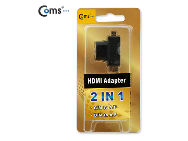 디바이스마트,케이블/전선 > 영상/음향 케이블 > HDMI/DVI 케이블,Coms,HDMI 변환 젠더,Mini HDMI(M)+Micro HDMI(M) to HDMI [VC389],HDMI T형 젠더 / HDMI FEMALE - Mini HDMI (C type) MALE - Micro HDMI (D type) MALE / 라즈베리파이 4B Pi400 제로 제로W 제로2W 호환