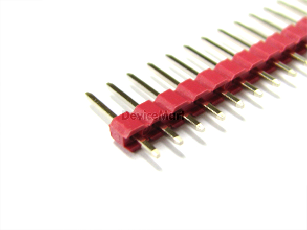 디바이스마트,커넥터/PCB > 핀헤더/IC 소켓 > 핀헤더 > 2.54mm pitch 핀헤더,DFROBOT,컬러 핀헤더 Single 1x40Pin Straight(2.54mm) 10pcs [FIT0084],핀헤더 / 스트레이트 타입 / DIP 타입 / 2.54mm pitch / 1열 / 40pin  / Red, Yellow, Blue, Green 옵션 선택 / 10개 단위 판매 / 재고소진시 납기 1주