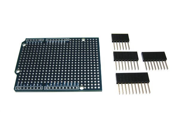 AduKit-Proto Shield A형 (쉴드용 만능기판 +적층형 핀헤더)