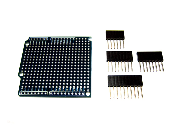 AduKit-Proto Shield B형 (쉴드용 만능기판 +적층형 핀헤더)