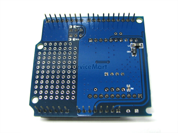 디바이스마트,오픈소스/코딩교육 > 아두이노 > 아두이노 호환쉴드,EM Tech,AduKit-RF Shield (219MHz나 424MHz 대역 무선모듈 쉴드),AduKit-RF Shield제품은 EM-Tech의 장거리 무선모듈을 장착해서 사용할 수 있는 아두이노용의 무선모듈 쉴드이다.