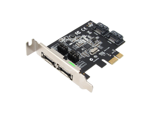 디바이스마트,컴퓨터/모바일/가전 > 네트워크/케이블/컨버터/IOT > 컨트롤러/확장카드 > SATA 확장카드,NETMATE,SATA3(eSATA) 2포트 PCI Express 카드(Asmedia)(슬림PC겸용) A-480,SATA3 PCI Express Card 