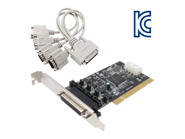 4포트 PCI 시리얼카드 with Power(Oxford)(슬림PC겸용) CP-110