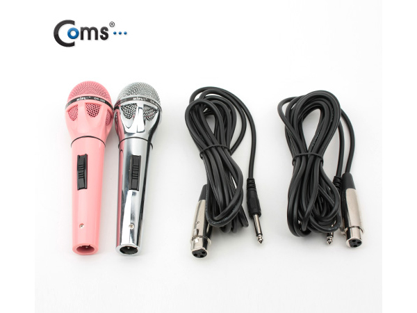 디바이스마트,컴퓨터/모바일/가전 > 음향ㆍ영상ㆍ카메라 > 마이크 > 유선마이크,Coms,마이크(MP-390) [MP461],6.3mm/ 다이나믹형 / 2개 1세트