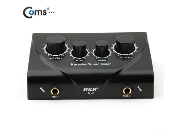 디바이스마트,컴퓨터/모바일/가전 > 음향ㆍ영상ㆍ카메라 > 마이크 > 마이크용품,Coms,마이크 믹서/사운드 믹서 [MP465],에코기능 / 입력 음성 신호를 서로 믹스하여 출력하는 소형 오디오 믹서