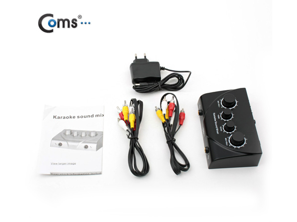 디바이스마트,컴퓨터/모바일/가전 > 음향ㆍ영상ㆍ카메라 > 마이크 > 마이크용품,Coms,마이크 믹서/사운드 믹서 [MP465],에코기능 / 입력 음성 신호를 서로 믹스하여 출력하는 소형 오디오 믹서