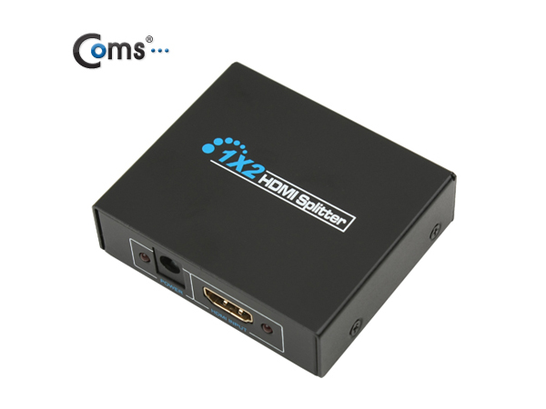 디바이스마트,,Coms,HDMI 분배기(1:2) [PV453],고화질 HDMI 영/음성 신호를 2개의 디스플레이 장치에 동시에 출력하는 장치