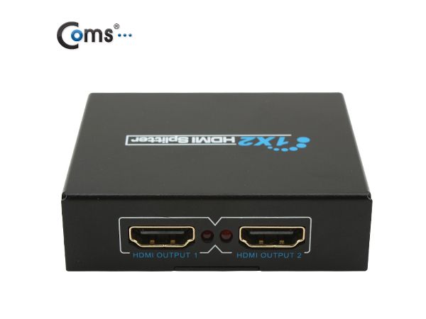 디바이스마트,,Coms,HDMI 분배기(1:2) [PV453],고화질 HDMI 영/음성 신호를 2개의 디스플레이 장치에 동시에 출력하는 장치
