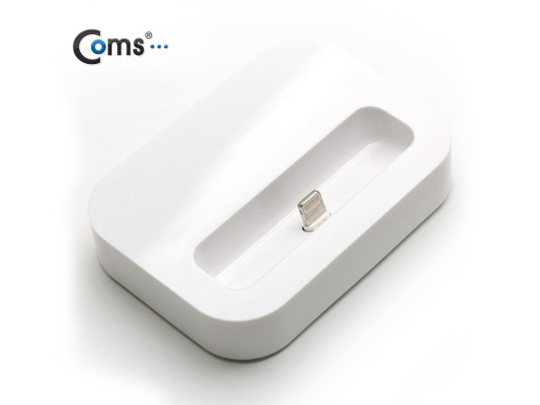 디바이스마트,컴퓨터/모바일/가전 > 스마트폰/스마트기기 > 모바일 주변기기 > 거치대,Coms,아이폰5 도킹스테이션 White [IT513] ,데이터+충전을 동시에 지원하는 Smart Desk Dock