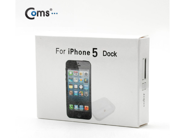 디바이스마트,컴퓨터/모바일/가전 > 스마트폰/스마트기기 > 모바일 주변기기 > 거치대,Coms,아이폰5 도킹스테이션 White [IT513] ,데이터+충전을 동시에 지원하는 Smart Desk Dock