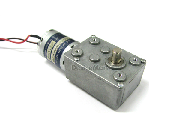 [리퍼제품]24V [ 1:1656 ] Micro Worm Gear Motor (WGM370)