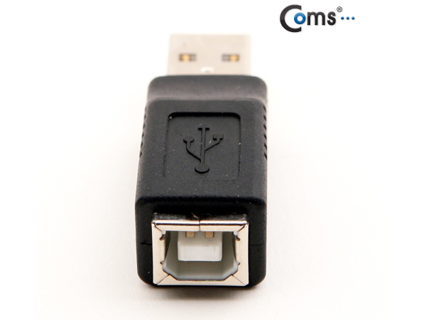 디바이스마트,커넥터/PCB > I/O 커넥터 > 젠더류 > USB2.0,Coms,USB A(M)/B(F) GENDER [U0091],USB 변환 젠더 / USB A 타입 MALE - USB B타입 FEMALE
