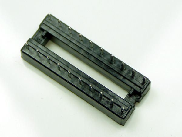 디바이스마트,커넥터/PCB > 핀헤더/IC 소켓 > IC 소켓 > 일반 IC 소켓,Any Vendor,SIC-DIP-20핀,일반 IC 소켓 / DIP 타입 / 2.54mm pitch / 20pin / 좁은타입:7.62mm