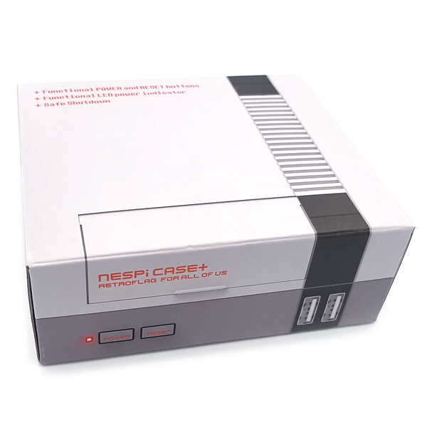 디바이스마트,오픈소스/코딩교육 > 라즈베리파이 > 라즈베리파이 교육용키트,Retroflag,NESPi+ 라즈베리파이 레트로st 게임기 케이스 (본체),복고풍 Nin***do NES 게임기 디자인의 라즈베리파이 케이스입니다. 추억의 게임들로 나만의 게임기를 만들 수 있습니다.